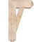 Ekena Millwork Traditional Craftsman Smooth Bracket w/ Offset Brace, Douglas Fir, 7 1/2"W x 18"D x 30"H BKT0806X18X30TRA04SDF - alternate 2
